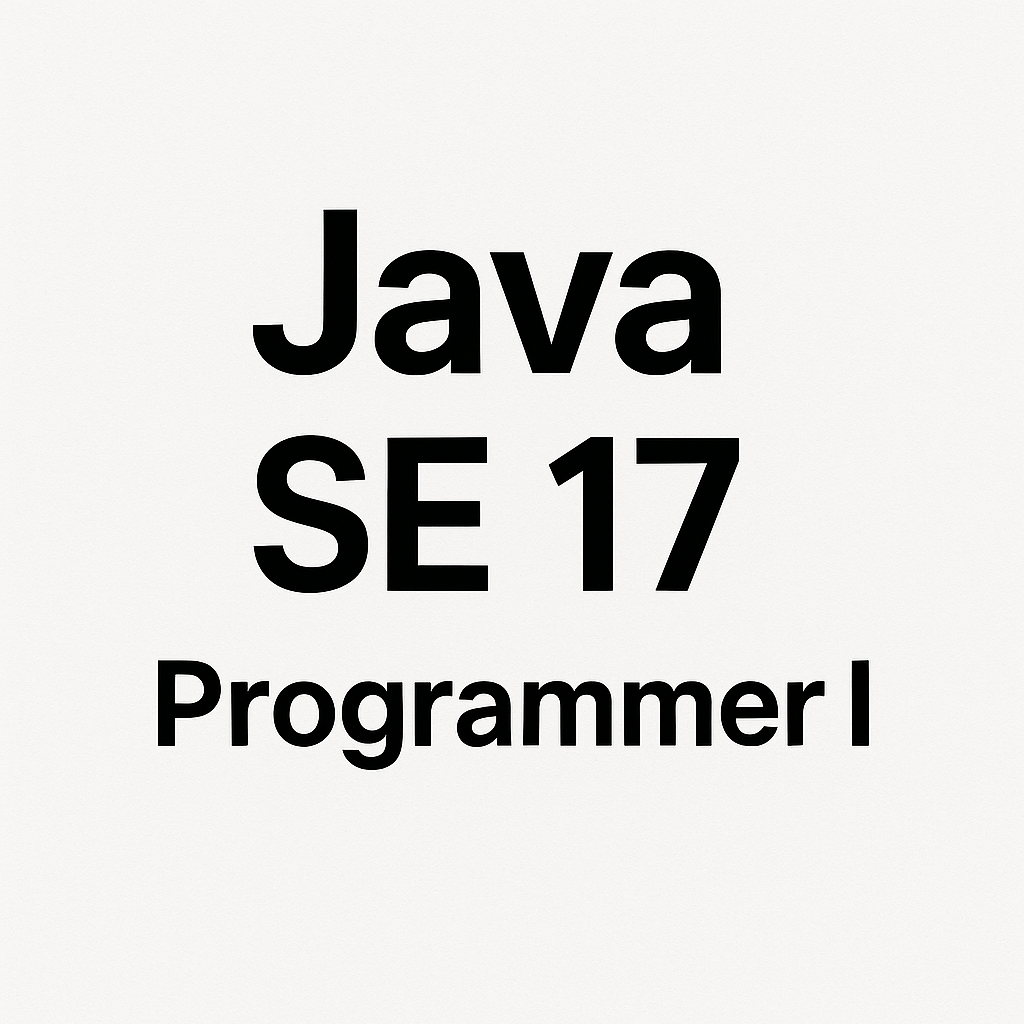 Java SE 17 Programmer 1 (Java silver) 1장 오답노트